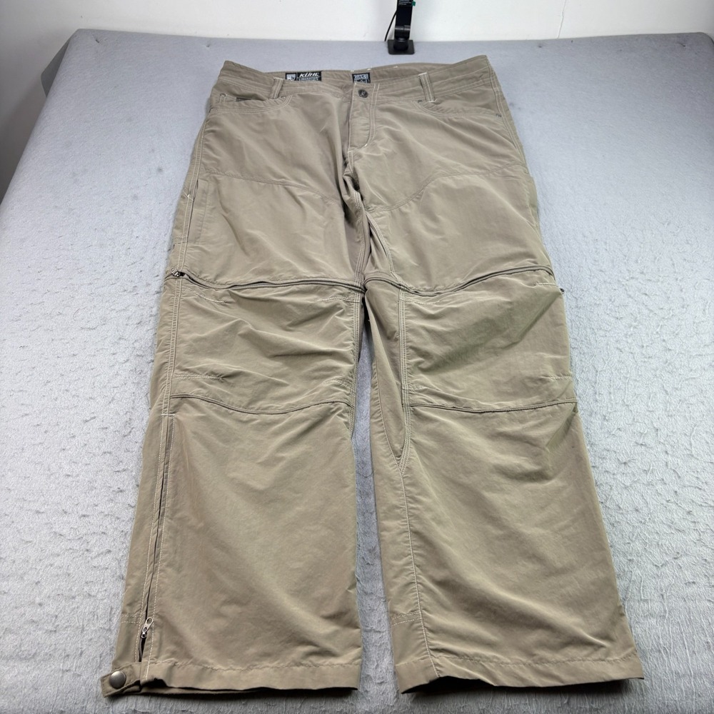 Kuhl‎ Pants Mens 38x30 Brown Liberator Convertible Outdoor Hiking Trail